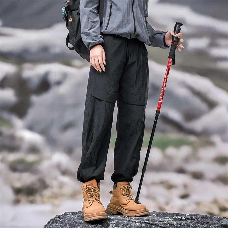Men Women Same Outdoor Pants Windproof Waterproof Sun Protection Lightweight Casual Trousers