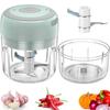 Garlic Grinder Electric Garlic Chopper Cordless Food Fruit Vegetable Blender Kitchen CDN