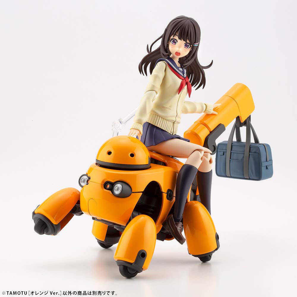 Kotobukiya (КОТОБУКИЯ) MARUTTOYS TAMOTU [Оранжевая версия] Пластиковый набор для сборки  в масштабе 1/12, Прибл.. Ширина 80 мм, KP572