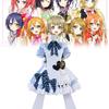 Косплей-костюм Lovelive с белыми чулками до бедра для ролевой игры