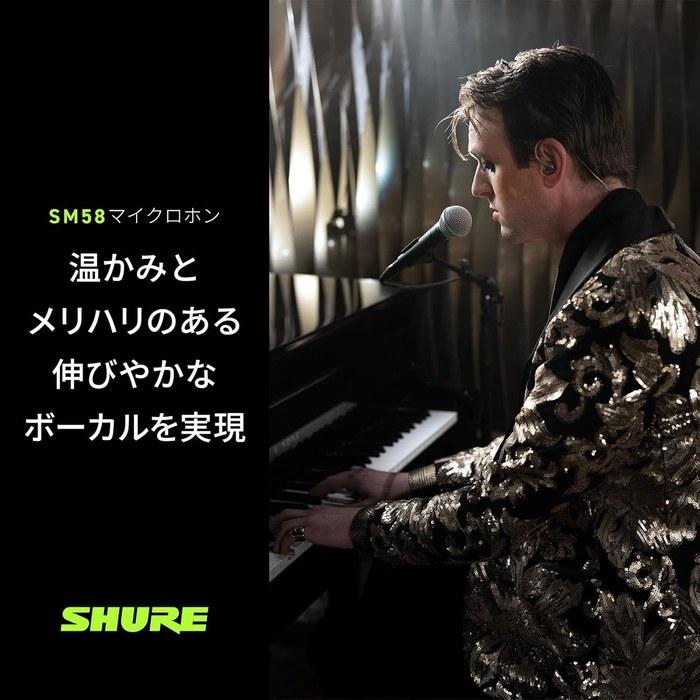 SHURE Динамический микрофон SM58-LCE + XLR Кабель 7,5 м Комплект SM58CN