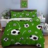 Football attacking theme pattern Bedding Set for Kids Luxury Gift 3pcs Digital Print Comforter Set Soft Comfortable Breathable