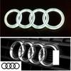 G6 FOR QQ5 TT RS A3 A4 A5A6A7 A8 S3 S4 S5 S6 S7 Q3 Q5 Q7 Q8 4D car front grille LED Four-ring logo lamp car external accessories.