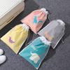Double Cartoon Travel Shoes Storage Bag Dustproof Moisture-proof Mildew Large Capacity Drawstring Pocket Clothes Sorting Bag