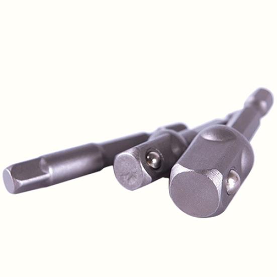 Набор адаптеров для торцевых головок, 3 шт., шестигранный хвостовик до 1/4