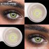Brown Lenses 1 Pair Colored Contact Lenses for Eyes for Dark Eyes Natural Eye Contacts Fashion Lenses Yearly Blue Lens