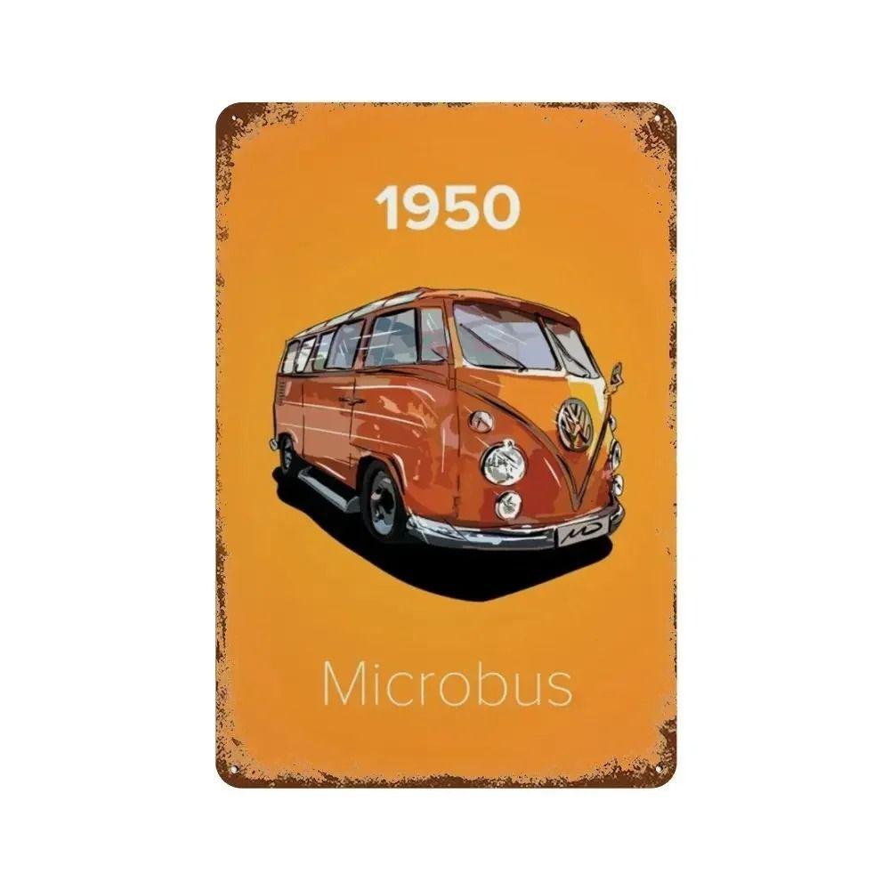 Garage Bar Metal Wall Sign, Auto Interior Decor Plaque 20x30cm