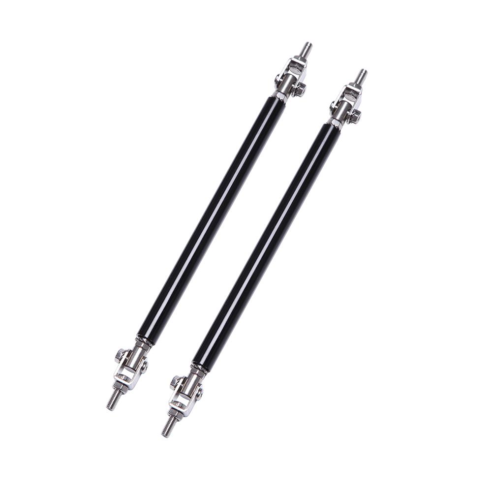 2 шт. универсальный регулируемый передний бампер, разделитель губ, стойка, опорная стойка, спойлер для гонок, 15/20 см, передний и задний бампер автомобиля