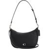 Coach Sculpted 25 Classic Logo Leather Crossbody Shoulder Bag Medium Women bags Black CAZ04-LHBLK