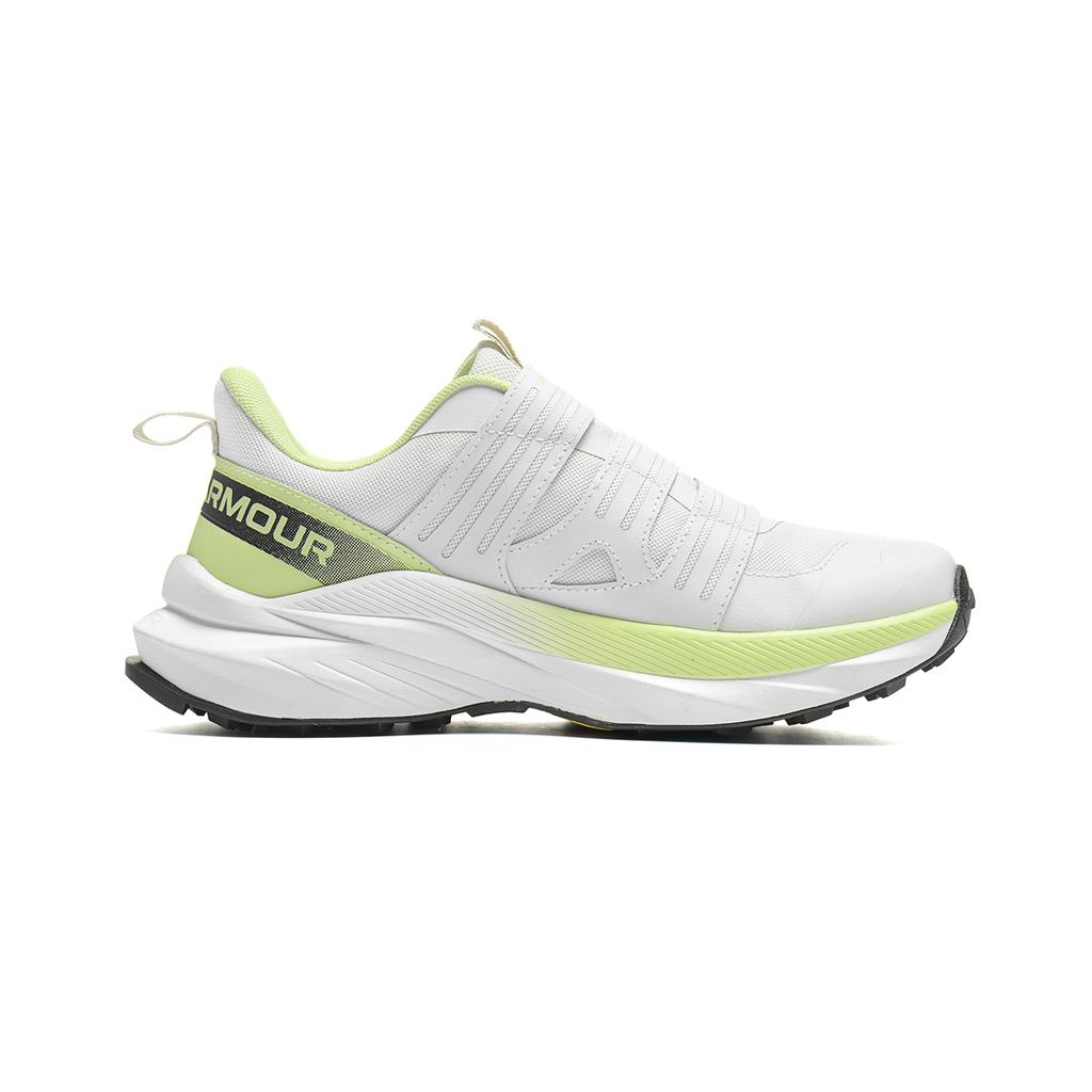 Under Armour Уличные удобные мягкие кроссовки из ТПУ с низким верхом для трейлраннинга, унисекс, белые, зеленые, 5138004-0114