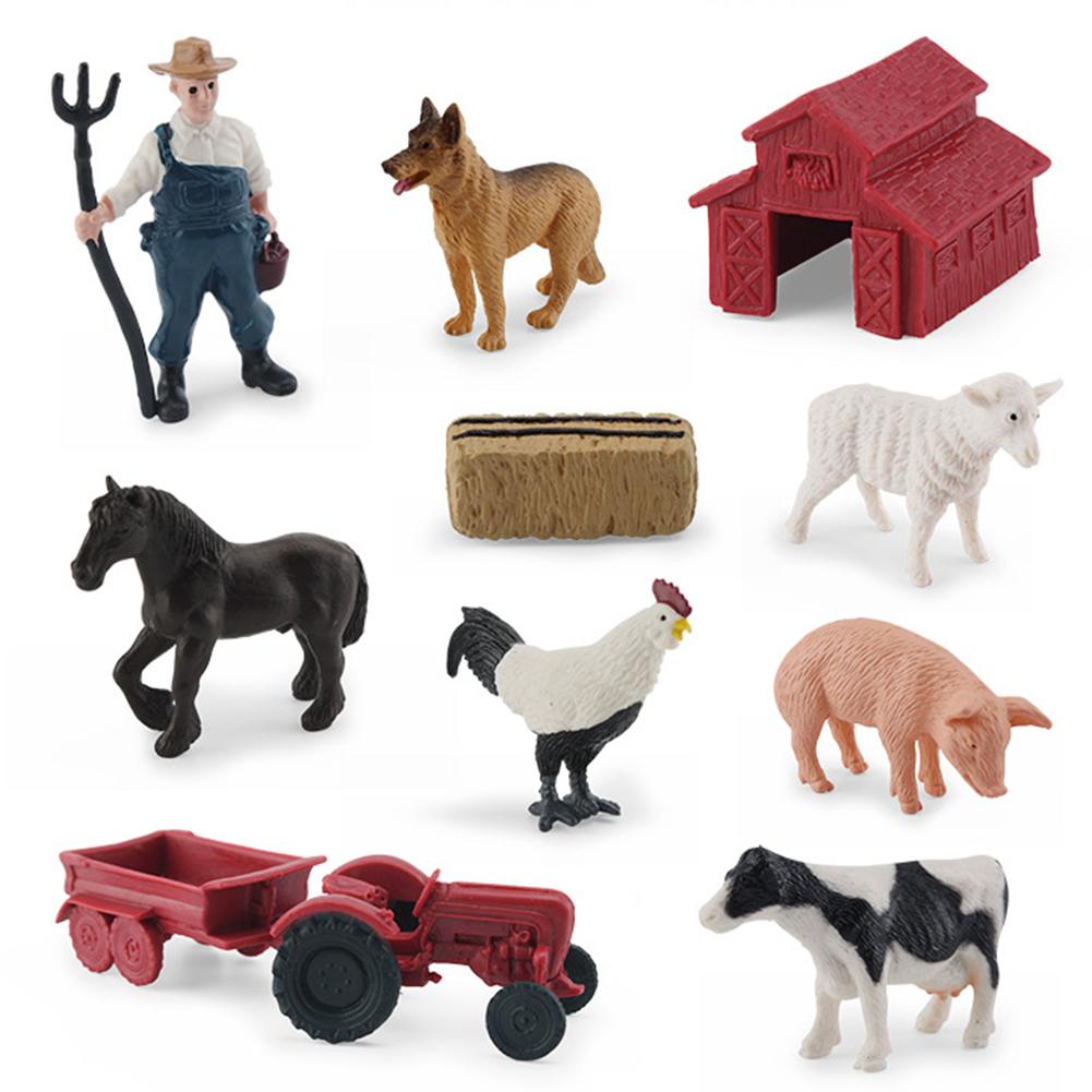 5# Animal Model Figurines Wildlife Farm Poultry Figure for Kids Boys Girls Toddl