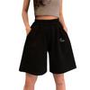 Женские модные и универсальные летние повседневные спортивные однотонные шорты