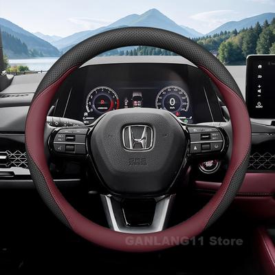 Кожаная накладка на руль автомобиля Для Honda Civic 10-го 11-го Accord 11-го 2008-2026 Автомобильный интерьер Honda Accord 11-го Аксессуары