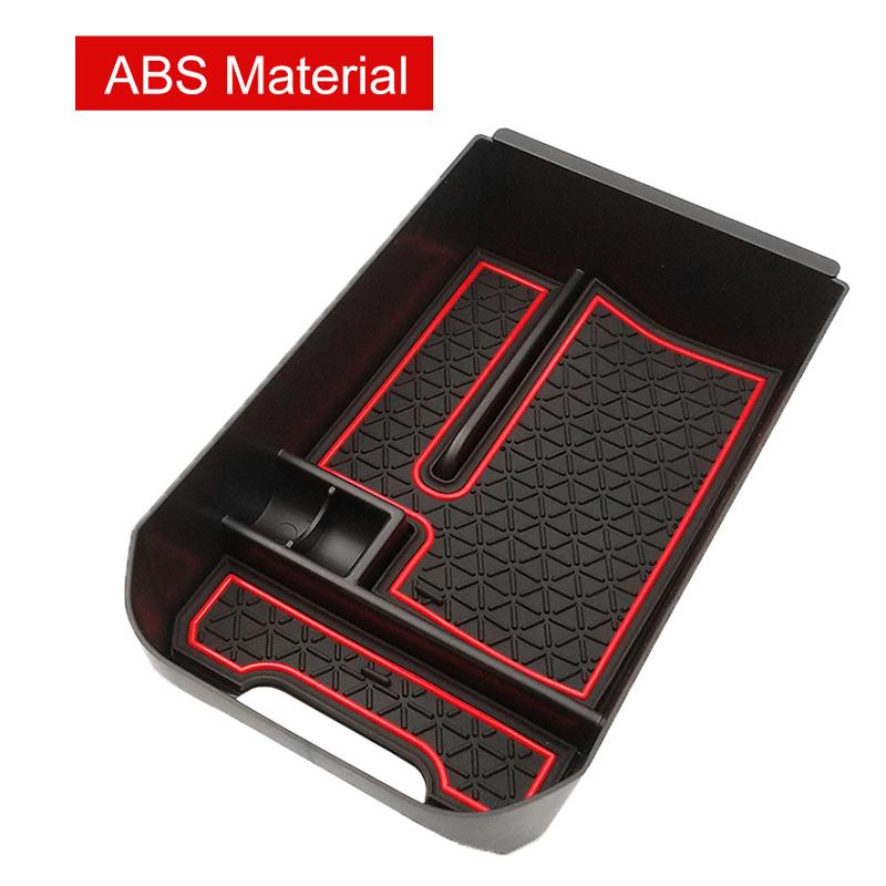 For Toyota RAV4 XA50 2019 2020 2021 2022 2023 2024 ABS Car Central Armrest Storage Box Center Console Flocking Organizer Tray