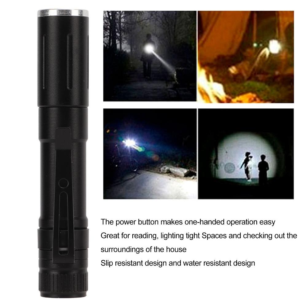Waterproof LED Flashlight Stretchable Focusing LED Pen Light Durable Pocket Torch  Inspection
