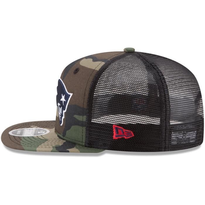 New Era 9Fifty Mesh Snapback Cap New England Patriots Wood