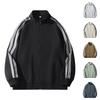 Men's  Leisure  Standing Collar  Zipper  Sports  Hoodie  Coat