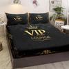Комплект постельного белья Crown Vip Pattern из 3 предметов с двумя наволочками, подходит для гостиной и спальни (Комната, Декор)