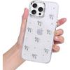 Чехол для iPhone 12 Pro, Блестящий 3D Дизайн с Бантом, Прозрачный Мягкий Искрящийся Защитный Чехол для iPhone 12 Pro 6.1" 2020