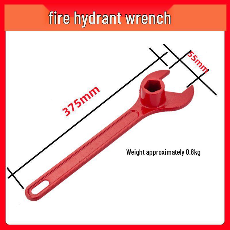 Universal Magnetic Hexagonal Fire Hydrant Wrench & Adapter for Water Filling Trucks