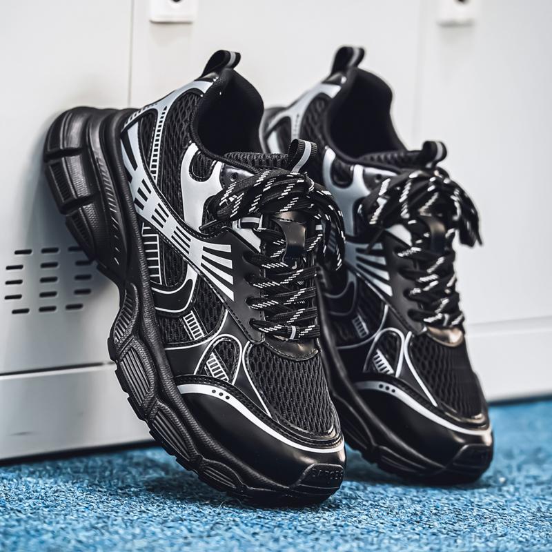 Новая мода мужская обувь Four Seasons удобная обувь для студентов и мальчиков трендовые мягкие подошвы дышащие повседневные кроссовки для бега