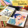 9 X 12 Sketch Book with Bookmark Ruler 100 Sheets Spiral Sketchbook for Drawing 68lb 100gsm Acid Free Sketch Pad Artist Sketchi