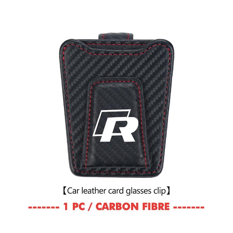 Car Sunglasse Holder Glasses Card Storage Clip Accessories For Volkswagen VW Golf Polo 4 5 6 Passat B5 B6 B7 CC Jetta Tiguan zr6