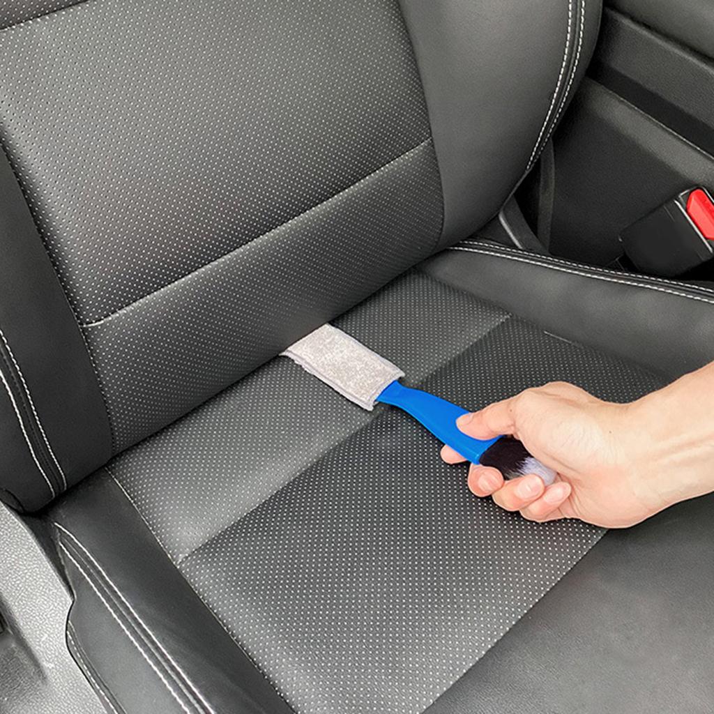 2 комплекта щеток с двойной головкой для чистки автомобиля 2 в 1 для мытья автомобиля для очистки салона автомобиля, вентиляционных отверстий, панели приборов, экрана