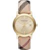 BU9026 Женские часы The City Champagne Dial с ремешком в клетку