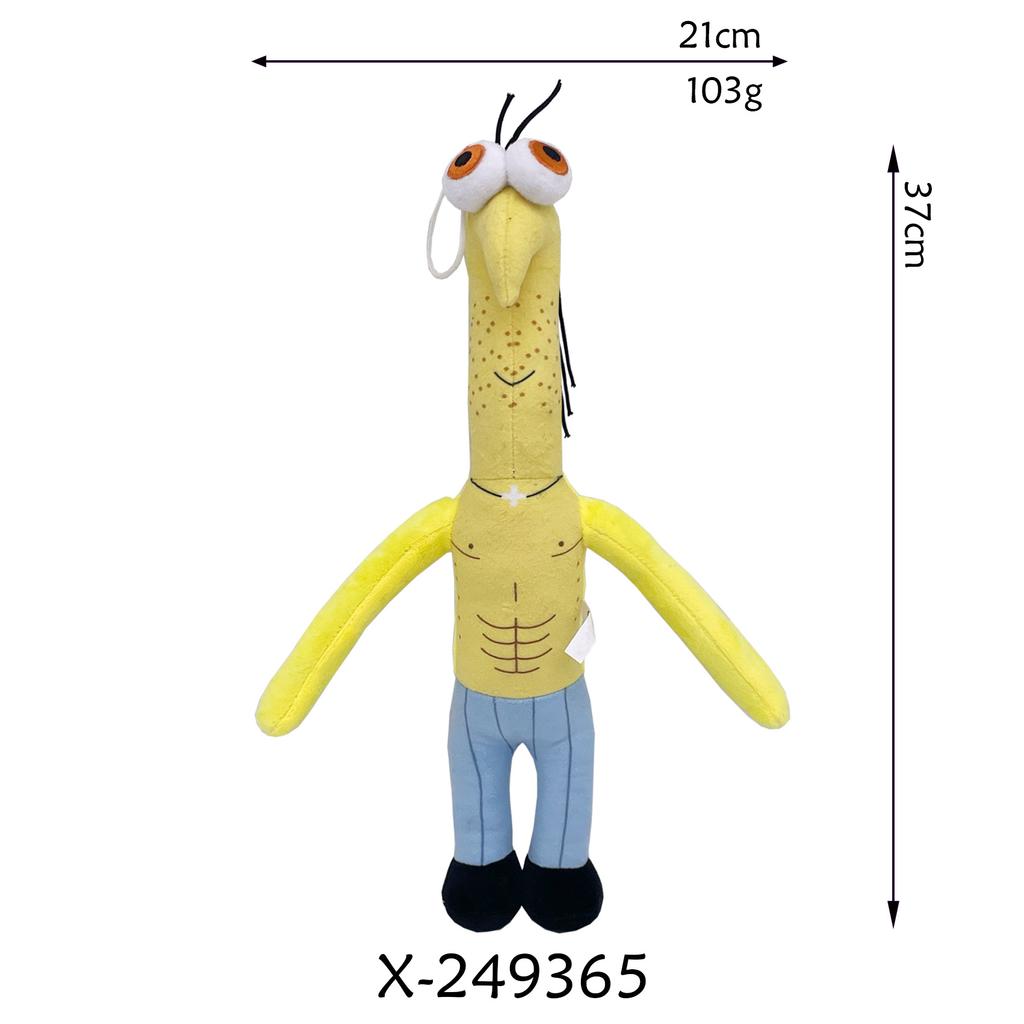 New Smiling Friends Series Plush Toy Gift Mr. Frog Doll