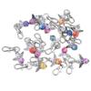 20PCS Cute Keychain Set with Cards Gift Bags for Baby Shower Bridal Shower Wedding Charm Party Favors