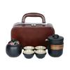 Travel Kung Fu Tea Set Small Set Portable Kuaike Cup One Pot Four Cups Outdoor Tea Pot Tea Cup Gifts