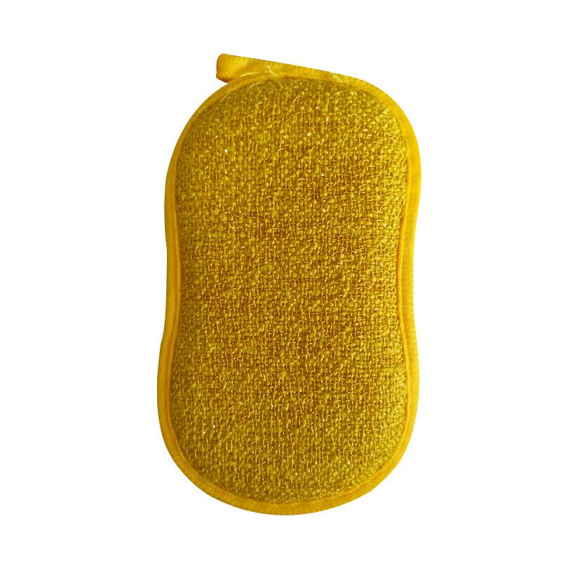 1 шт. кухонная губка для мытья посуды, не царапающая губка из микрофибры, скребок для кухонной домашней уборки, кастрюль, посудомоечных машин