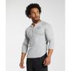 Gymshark Legacy Henley светло-серый меланж A5a3c Gbfg