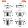 3 in 1 Multifunctional Stainless Steel Basin Kit with Grater, New 2026 Strainer Set Edition