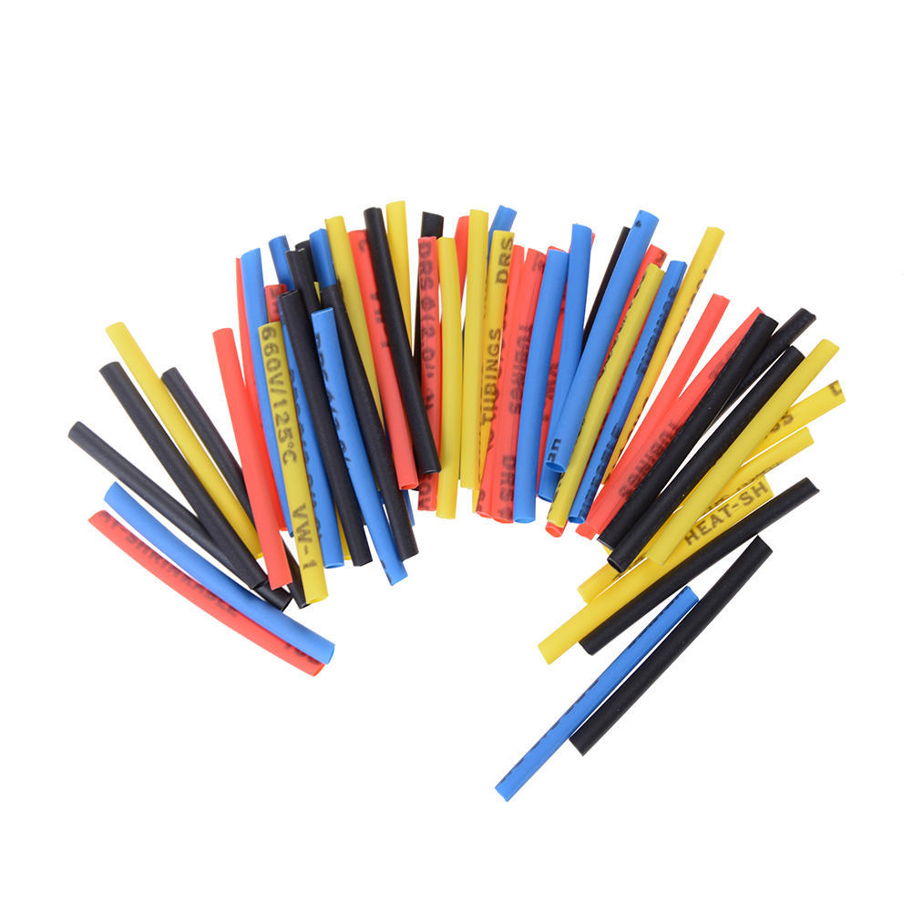 328Pcs 2:1 Ratio Polyolefin Heat Shrinkable Tubing Sleeving Wrap Cable Kit