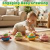 2 шт. Игрушечная машинка-животное для малышей 1-3 лет Нажми и езжай Детский развивающий подарок на день рождения