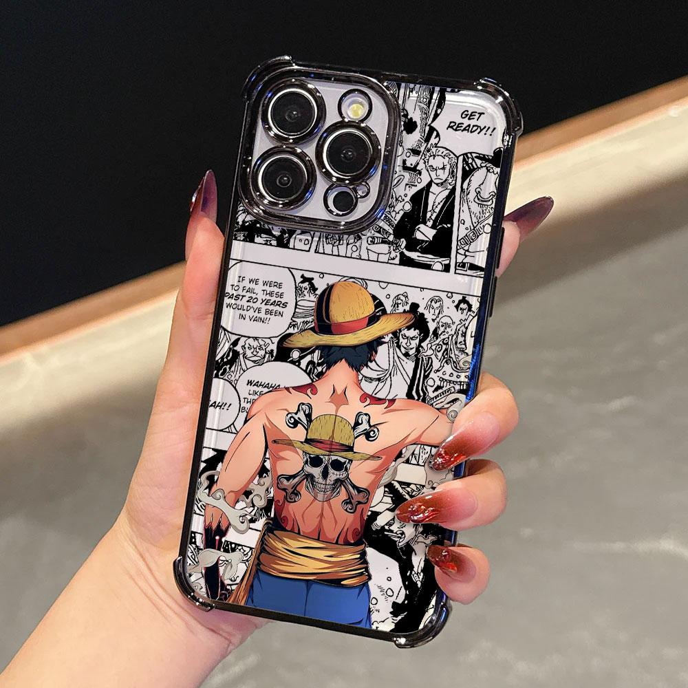 Аниме O-One Pieces Шанкс Мягкий Чехол Для iPhone 17 Pro 16 15 14 13 12 11 Pro Max Чехол 17 Plus 17E 16E 17Air Силиконовый Чехол для Телефона