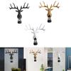 Настенный светильник в виде оленя, современная декоративная скульптура из смолы в виде оленя, настенное крепление, декор для сада на открытом воздухе, украшение для дома
