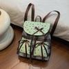Двухплечевая сумка, Нишевый рюкзак, Простая клетчатая школьная сумка, Женская сумка в английском стиле