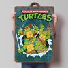 TMNT Tinplate Posters Customizable Wall Art Retro Vintage Metal Tin Signs for Bedroom Decoration Gaming Home Decor Accessories