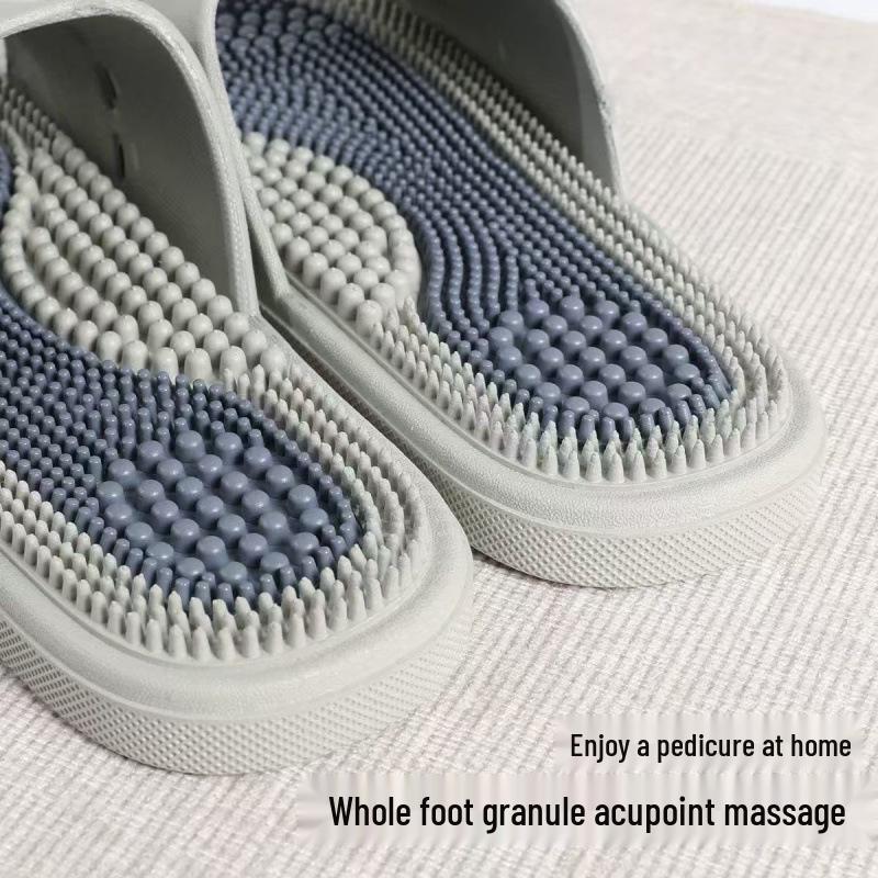 Мужские и женские массажные тапочки 2025 года с нескользящей подошвой и защитой от запаха для использования в помещении/на улице