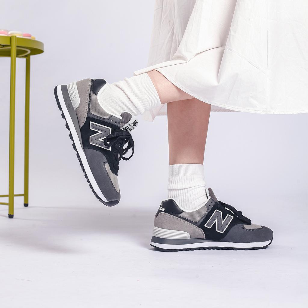 New Balance 574 Черные Серые Женские Кроссовки WL574WU2