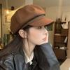 Octagonal Vintage Newsboy Cap Korean Style Painter Cap Casual Retro Berets Hat  Girls
