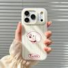 Вертикальная линия щенок подходит для чехла для мобильного телефона oppo Huawei Apple 17pro простой 16pro матовый iPhone17PM женский