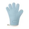 In-Stock Silicone Heat-Insulating Gloves with Padded Five-Finger Design and Widened Edge for Baking and Oven Use