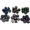 7Pieces DND-Dice Polyhedral Dice Set Transparent-D&D-Dice for D&D-Dungeons-RPG-Pathfinder-MTG-Role Playing Table Game