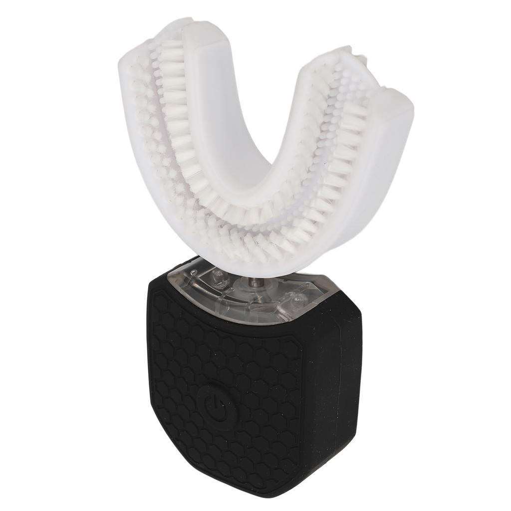 Sonic U Shaped Toothbrushes Automatic Cordless Rechargeable IPX7 Waterproof Blue LED Whitening