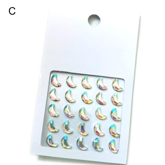 Наклейка для теней для век, невыцветающая наклейка для макияжа, плоская основа, красивые детские наклейки для макияжа глаз с искусственным жемчугом, женская поставка