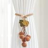 2 шт. Подхваты для штор с декором в виде тыквы, установка без сверления, декоративные держатели для штор, для гостиной